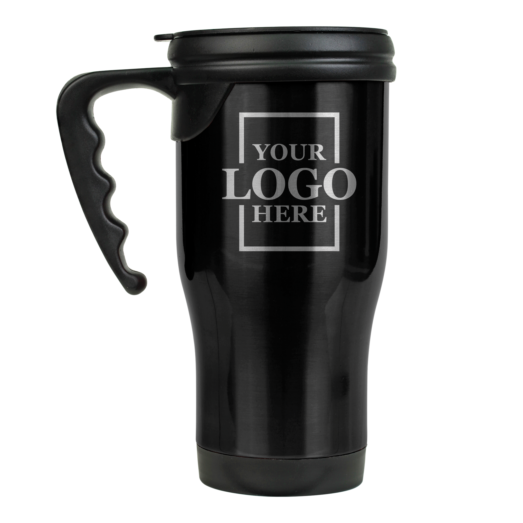 Bulk Corporate Branded Travel Mugs, Logo Engraved